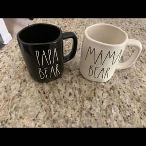 Mama Bear, Papa Bear Mugs (Rae Dunn)